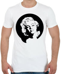 printfashion marilyn monroe - Férfi póló - Fehér (4622019)