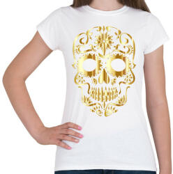 printfashion Koponya - Női póló - Fehér (5150459)