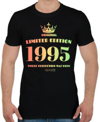 printfashion 1995 - Férfi póló - Fekete (4468743)