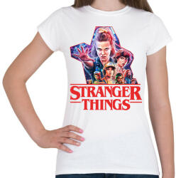 printfashion Stranger things - Női póló - Fehér (2516339)