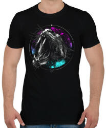 printfashion Védelem - Férfi póló - Fekete (42530)