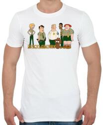 printfashion Brickleberry - Férfi póló - Fehér (414942)