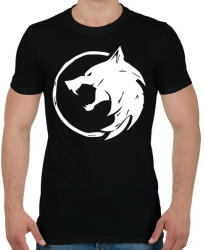 printfashion Witcher - Férfi póló - Fekete (5750801)