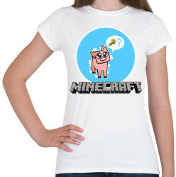 printfashion Minecraft - Női póló - Fehér (494000)