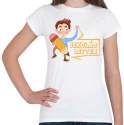printfashion Iskolás lettem - Női póló - Fehér (1702078)