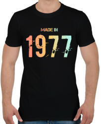 printfashion 1977 - Férfi póló - Fekete (6225572)