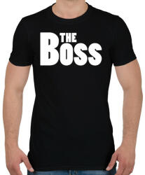 printfashion The Boss - Férfi póló - Fekete (539728)