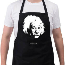 printfashion Einstein - Kötény - Fekete (4936219)