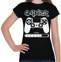 printfashion Gamer - Női póló - Fekete (5309622)
