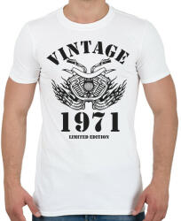 printfashion 1971 - Férfi póló - Fehér (6215093)