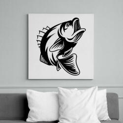 printfashion fish - Vászonkép - Fehér (6637581)