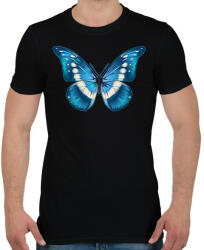 printfashion Pillangó - Férfi póló - Fekete (6115427)