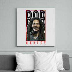 printfashion Bob Marley - Vászonkép - Fehér (7661661)