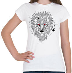 printfashion Oroszlán - Női póló - Fehér (2285008)