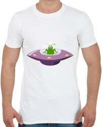 printfashion Alien - Férfi póló - Fehér (5206122)
