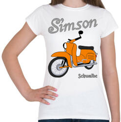 printfashion Simson schwalbe - Női póló - Fehér (2934363)