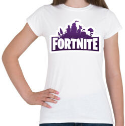 printfashion Fortnite - Női póló - Fehér (1955409)
