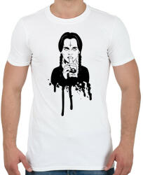 printfashion Wednesday Addams - Férfi póló - Fehér (2885413)