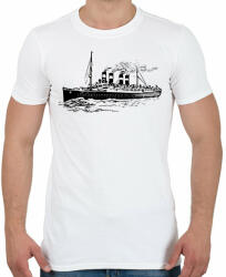 printfashion Titanic - Férfi póló - Fehér (11225401)