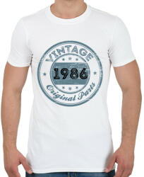 printfashion 1986 - Férfi póló - Fehér (12164418)