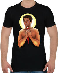 printfashion Castiel - Férfi póló - Fekete (2545115)