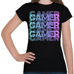 printfashion Gamer - Női póló - Fekete (5308707)
