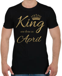 printfashion king - Férfi póló - Fekete (4640347)