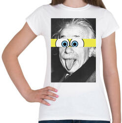 printfashion Einstein - Női póló - Fehér (2872073)