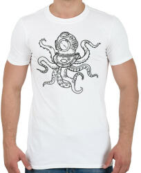 printfashion Polip - Férfi póló - Fehér (12660337)