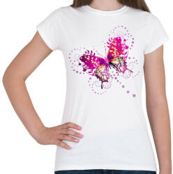 printfashion Pillangó - Női póló - Fehér (1021671)