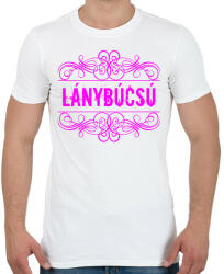 printfashion Lánybúcsú - Férfi póló - Fehér (5323943)