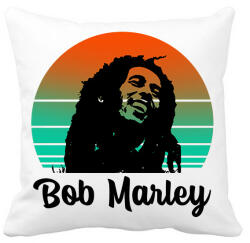 printfashion Bob Marley - Párnahuzat, Díszpárnahuzat - Fehér (10031072)