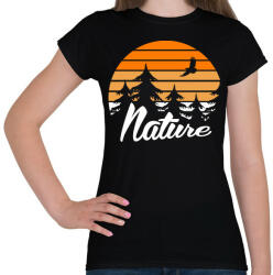 printfashion Nature - Női póló - Fekete (5024288)