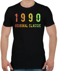 printfashion 1990 - Férfi póló - Fekete (4563845)