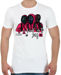 printfashion Squid Game - Férfi póló - Fehér (5762282)