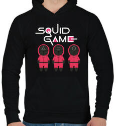 printfashion Squid Game - Férfi kapucnis pulóver - Fekete (5444916)