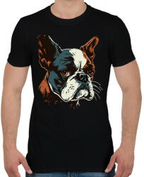 printfashion kutya - Férfi póló - Fekete (15482346)