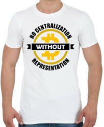 printfashion No-centralization-without-representation - Férfi póló - Fehér (6072383)