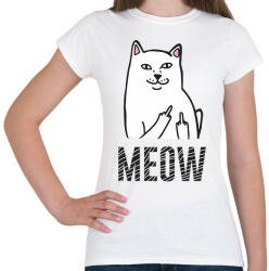 printfashion Meow - Női póló - Fehér (1774750)
