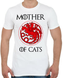 printfashion Mother of Cats - Férfi póló - Fehér (1503741)