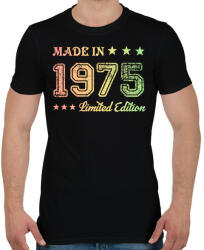 printfashion 1975 - Férfi póló - Fekete (6165422)