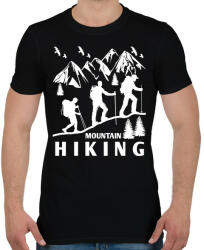printfashion túrázás - Férfi póló - Fekete (4618036)