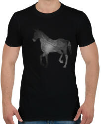 printfashion Unicorn - Férfi póló - Fekete (2825059)