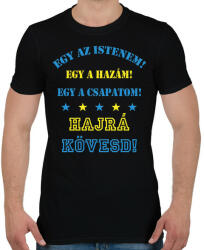 printfashion Kövesd - Férfi póló - Fekete (2817236)
