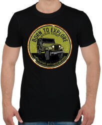 printfashion Terepjáró - Férfi póló - Fekete (14227838)
