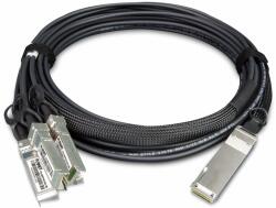 PLANET 40G QSFP+ to 4 10G SFP+ 5M оптичен кабел 5 м QSFP+ 4x SFP+ Черен (CB-QSFP4X10G-5M)