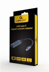 Gembird Cablexpert Adapter Type-C - Gigabit LAN port, 15cm A-USB3C-LAN-01 (A-USB3C-LAN-01)