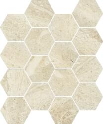 Paradyz Dekorlap, Paradyz Classica Sunlight Stone Beige Hexagon mozaika 22x25, 5cm (KWC-22X25 SSBH)