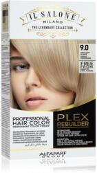 ALFAPARF Milano Il Salone Milano Plex Rebuilder Culoare permanenta pentru par culoare 9.0 - Very Light Blonde 1 buc