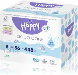 Bella Baby Happy Aqua care nedves törlőkendő gyerek 8x56 db